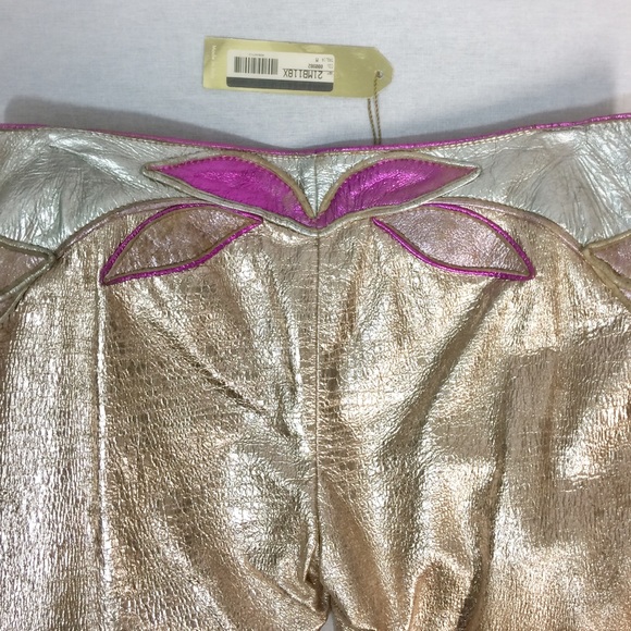 Roberto Cavalli Vintage Leather Pants - Picture 2 of 6